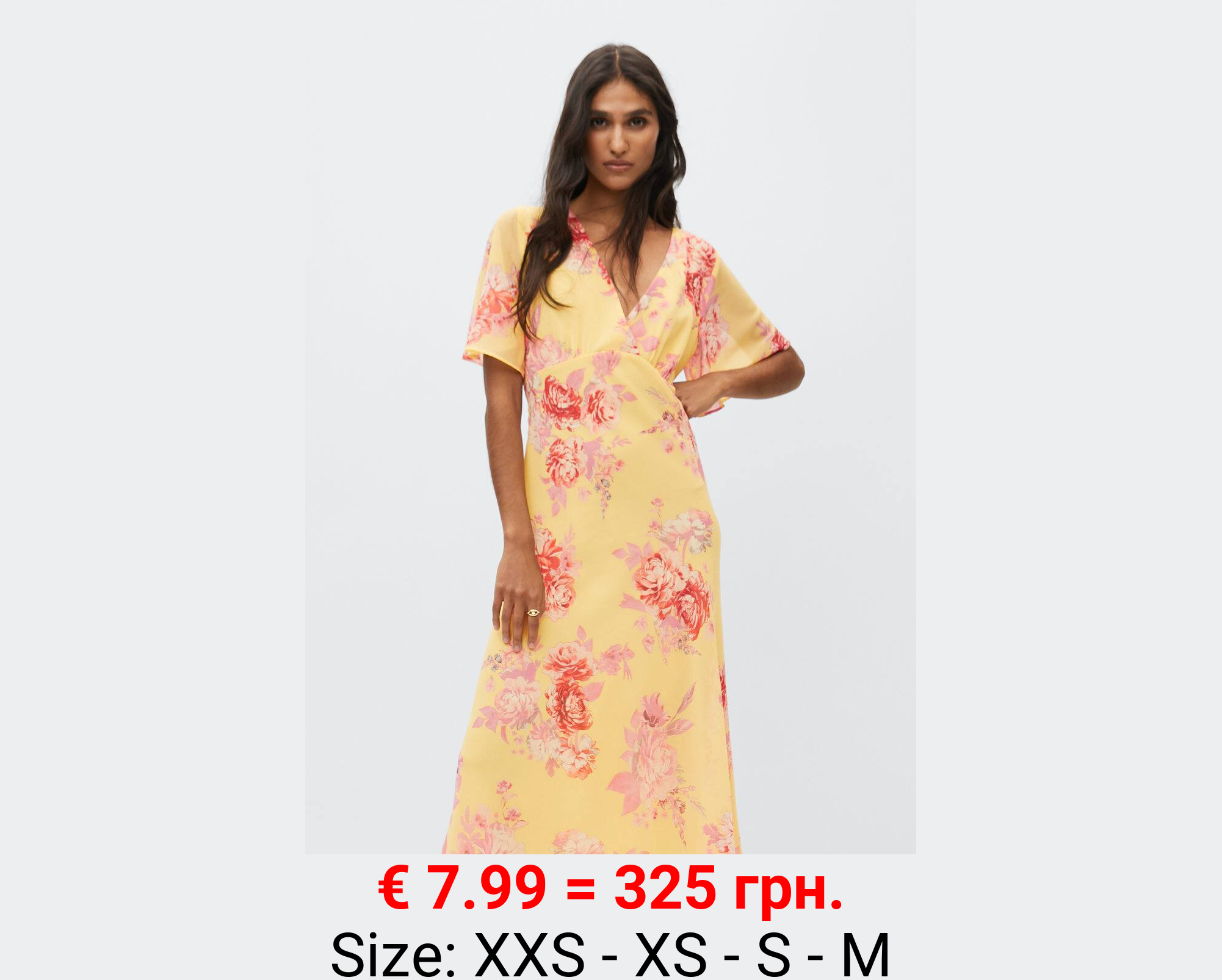 Vestido estampado flores