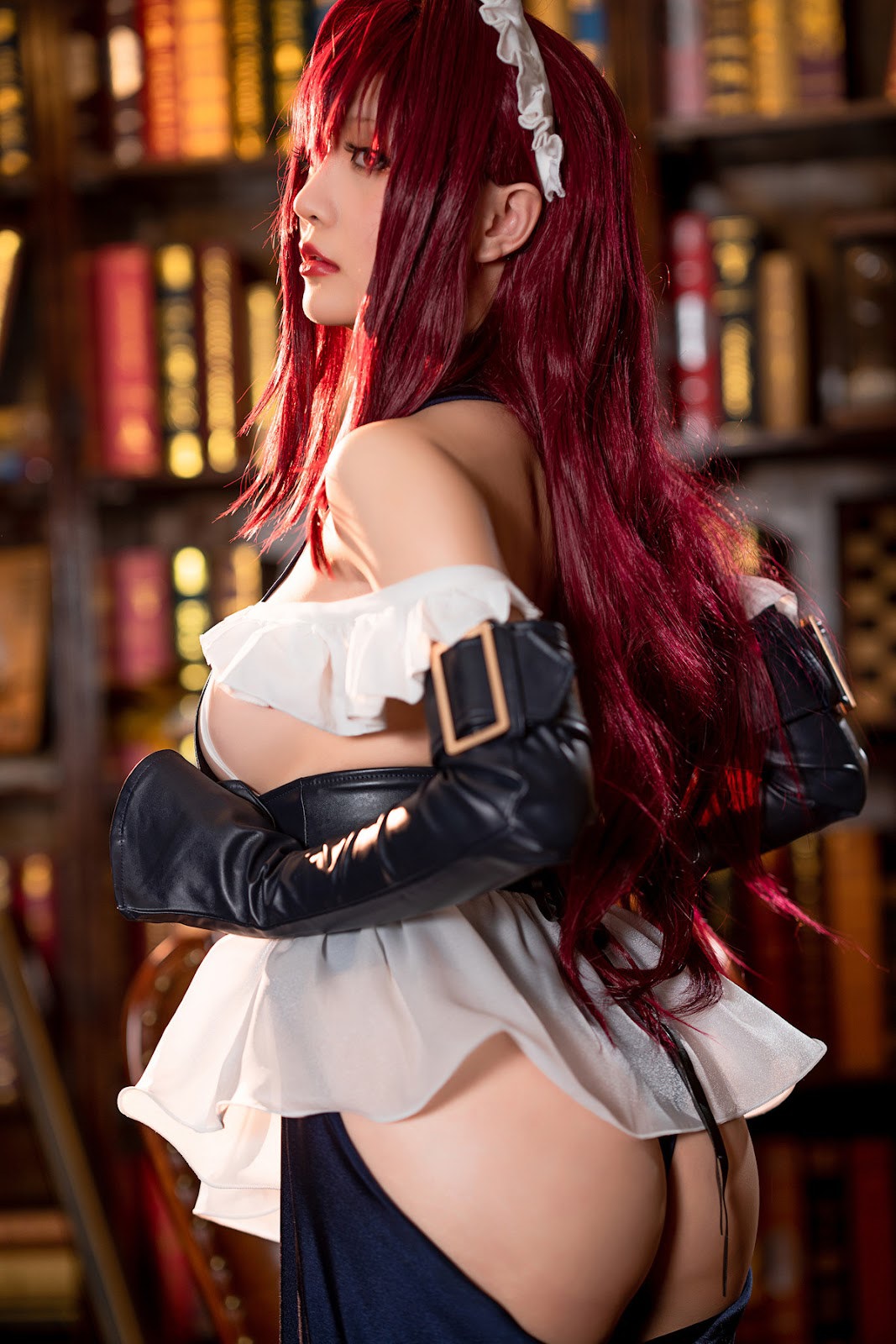 Cosplay 星之迟迟Hoshilily 斯卡哈同人 44
