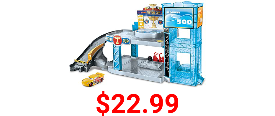 Disney Pixar Cars Florida 500 Racing Garage [Amazon Exclusive]