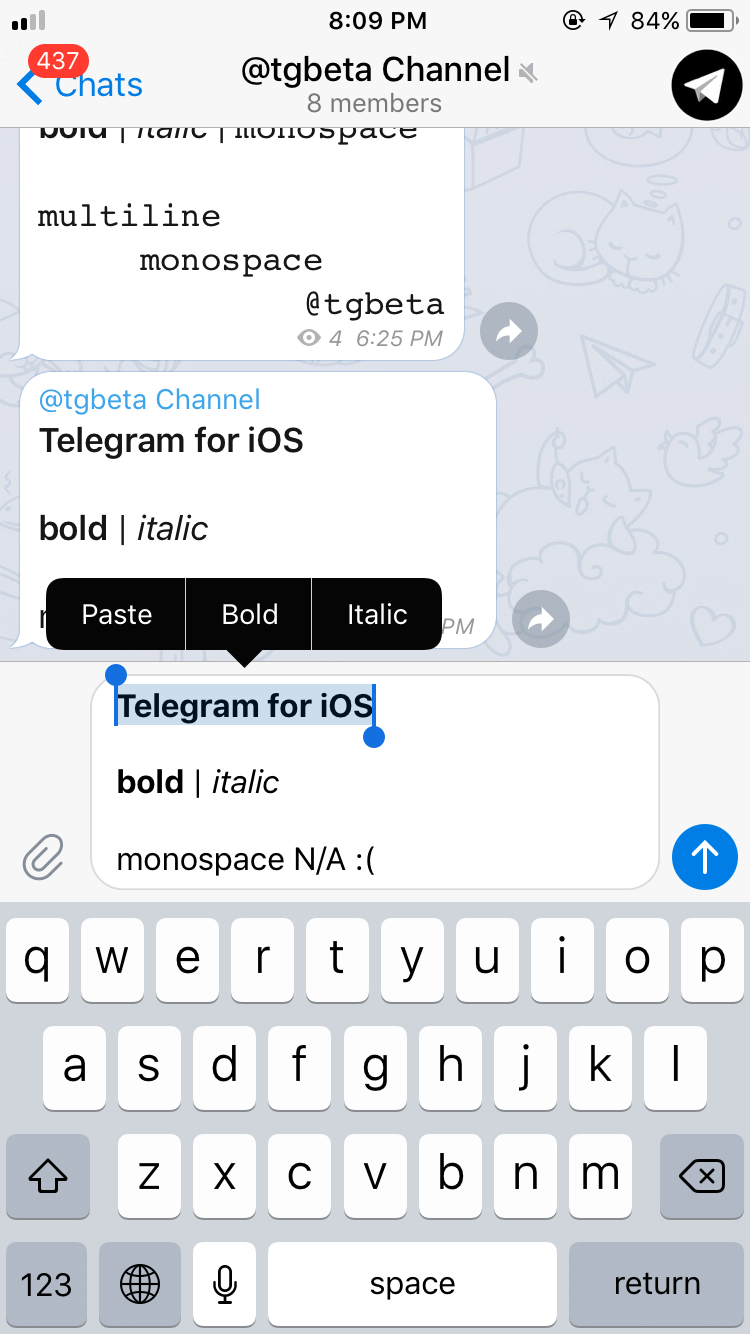 How to Markdown Formatting Text In Telegram Telegraph