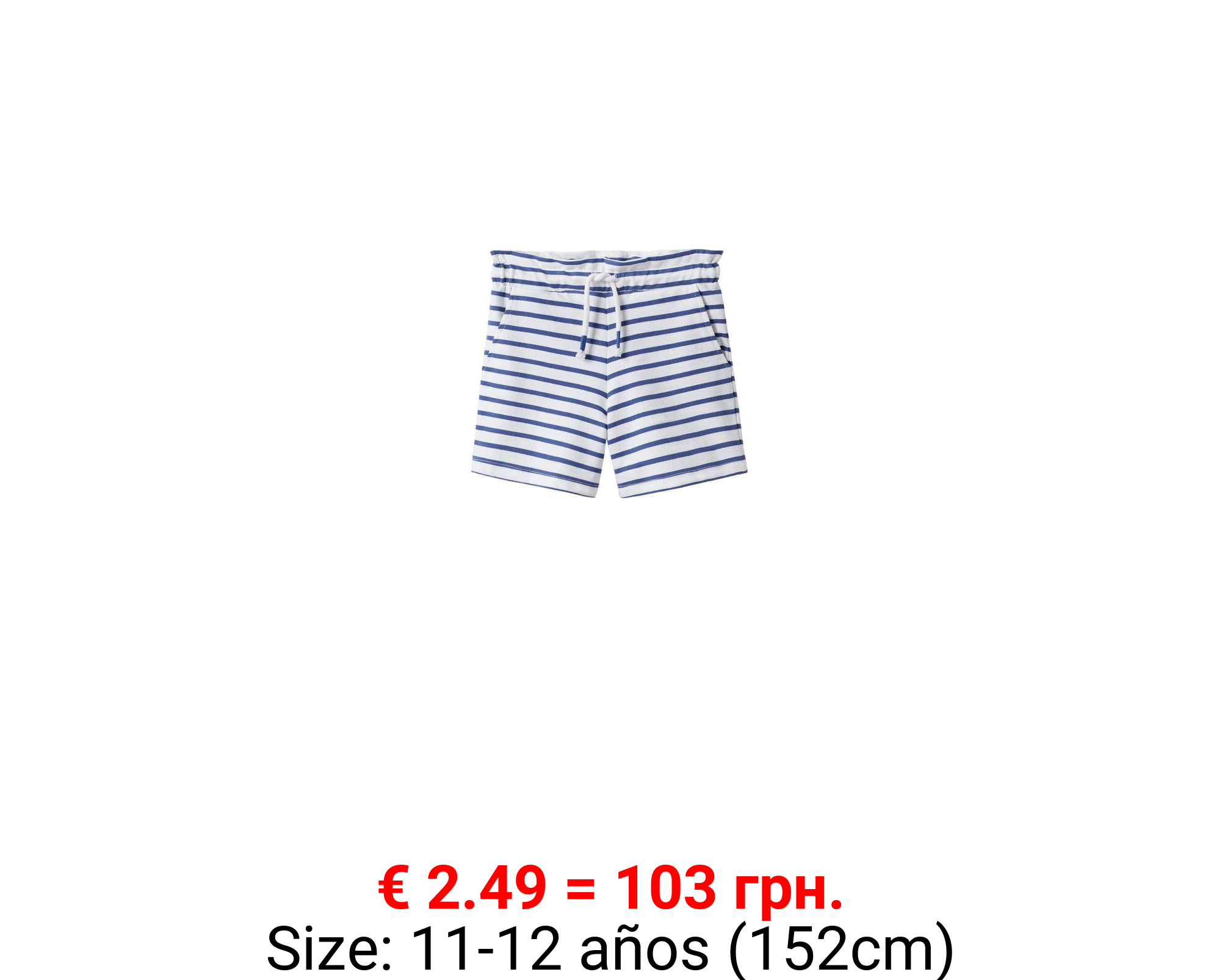 Short rayas algodón