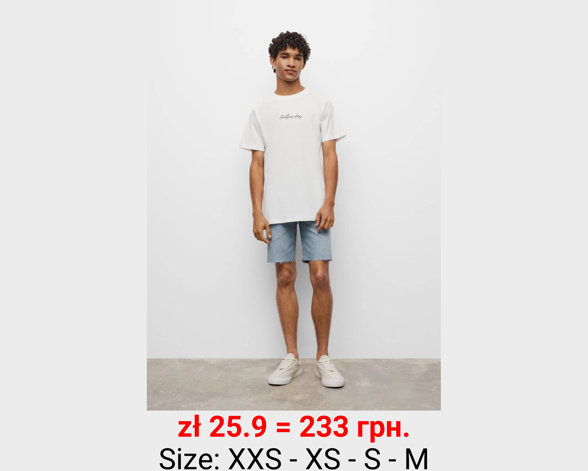 Bermudas denim bajo deshilachado