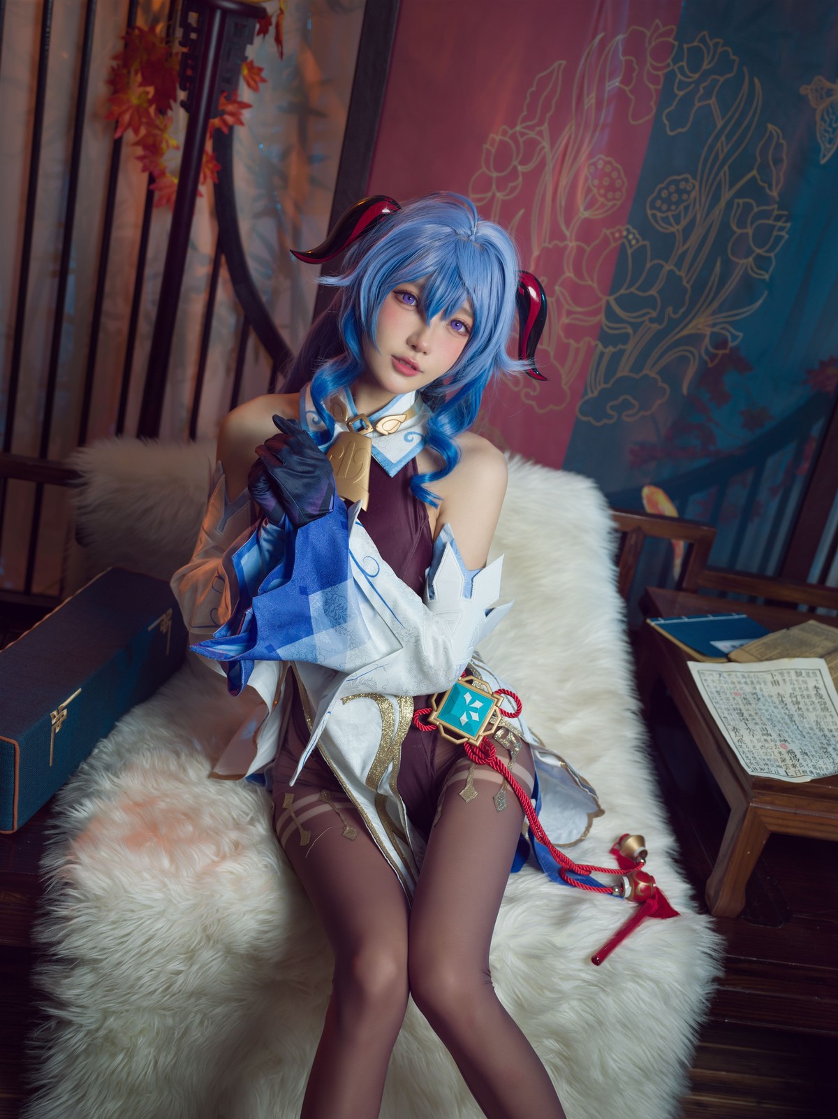 阿包也是兔娘 Cosplay 舰长 原神甘雨 2