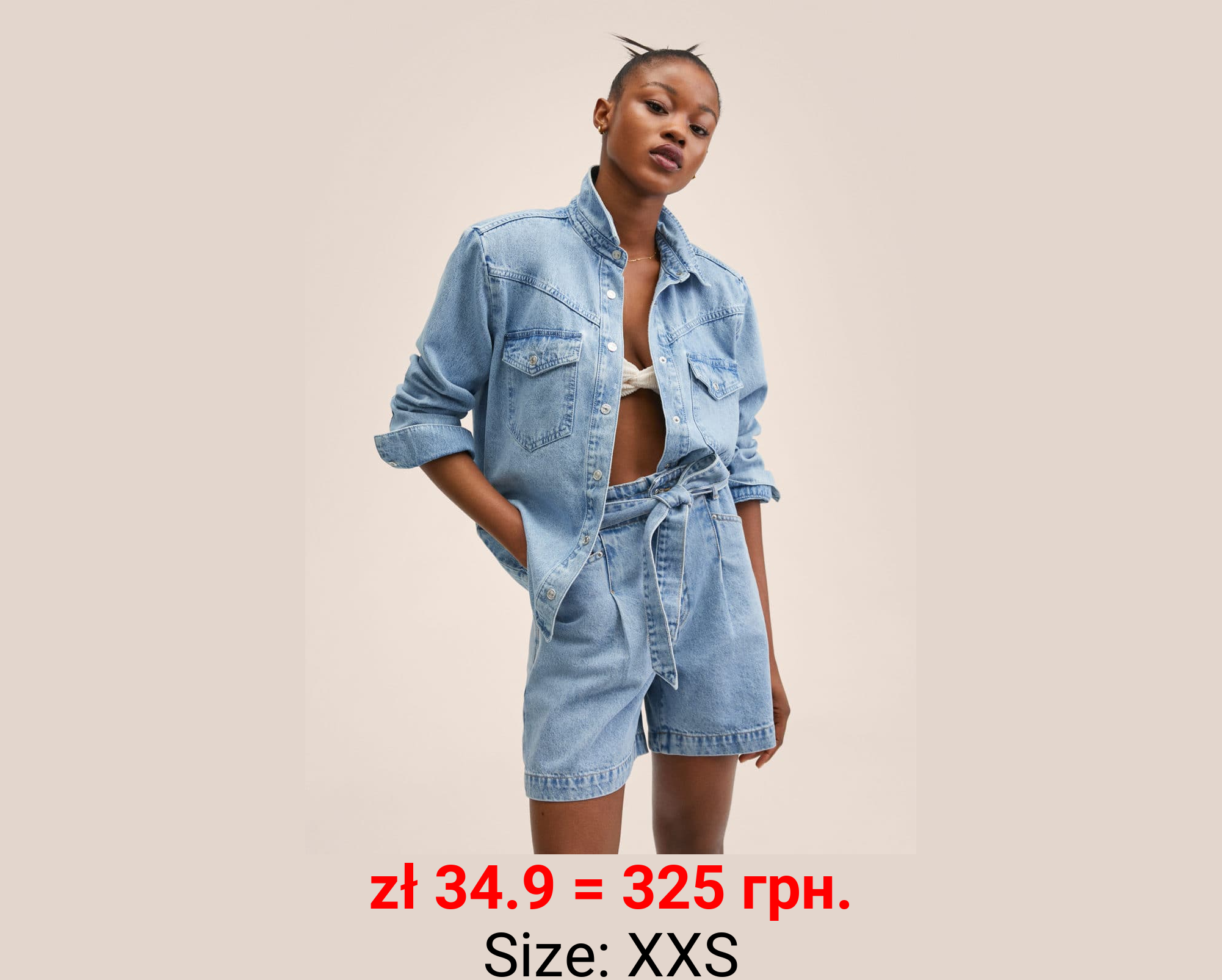 Camisa vaquera hombreras