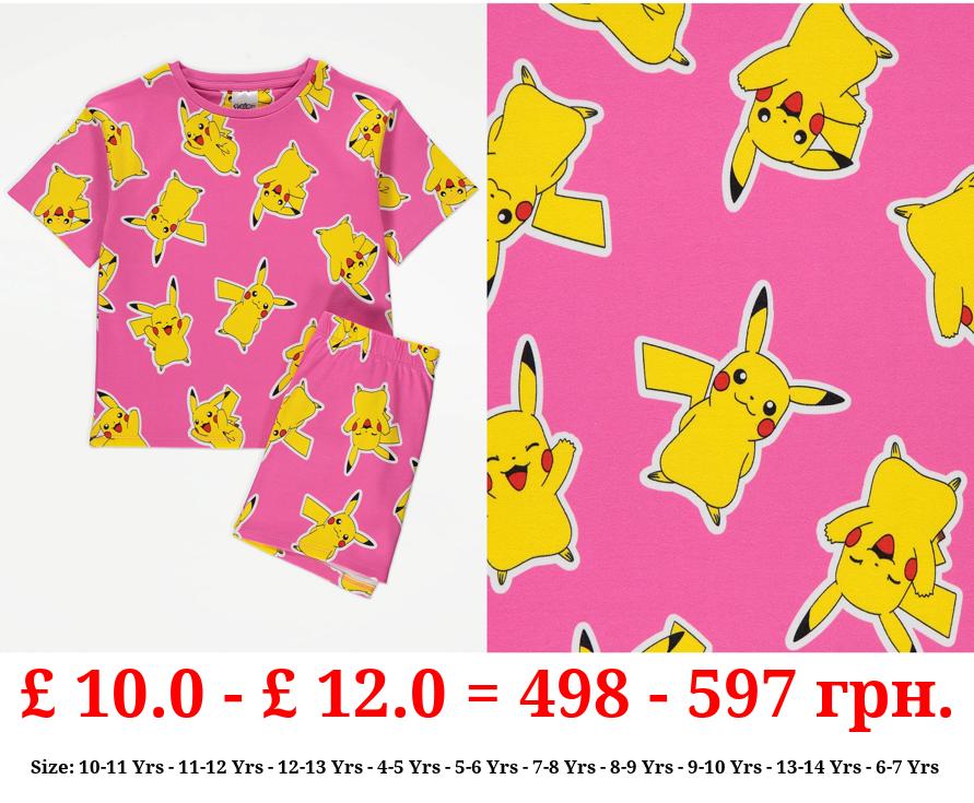 Pokémon Pink Character Short Pyjamas