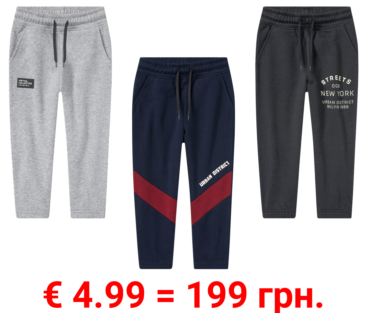 lupilu® Kleinkinder Sweathose mit Baumwolle
