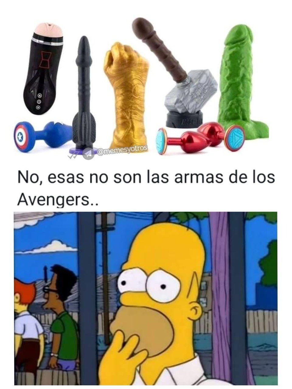 Las armas de Avengers cambiadas