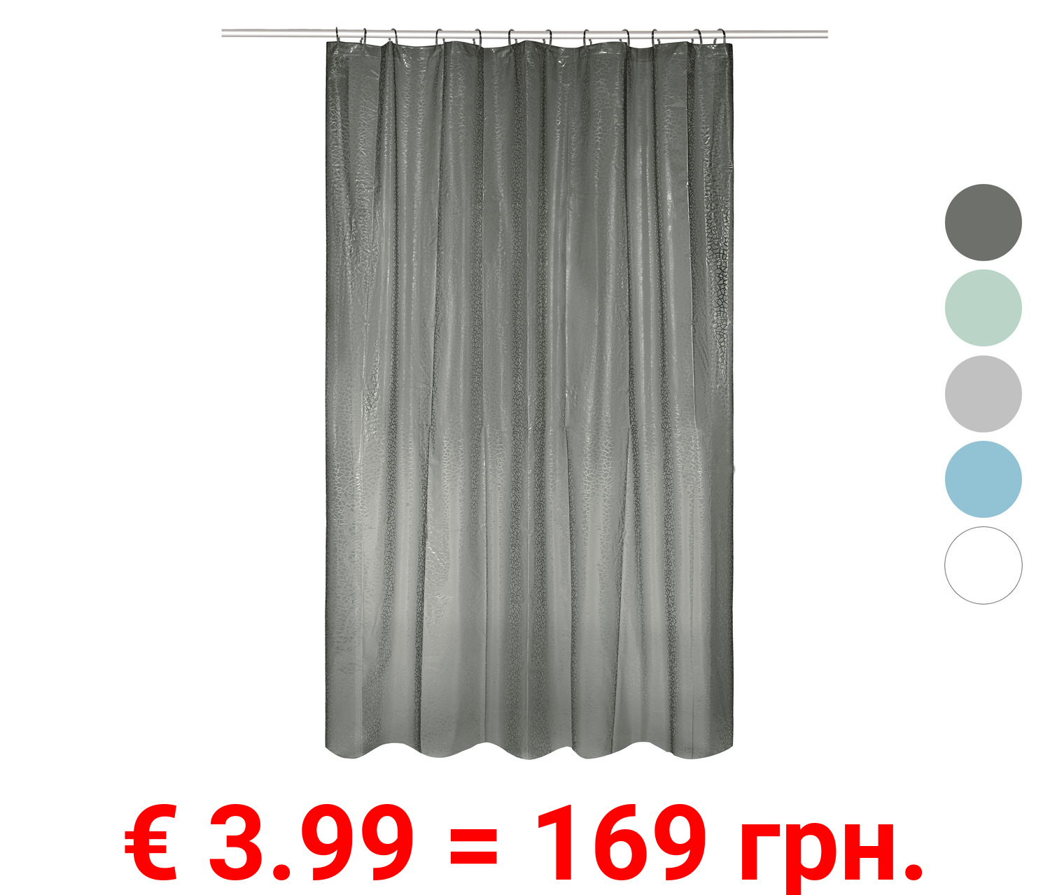 LIVARNO home Duschvorhang, 180 x 200 cm