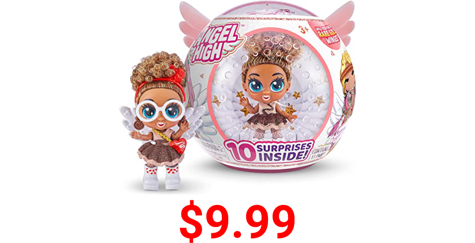 Itty Bitty Prettys Angel High Coco Love Collectible Doll with 10 Surprise Accessories by ZURU, Multi
