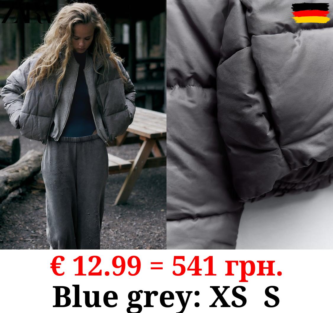 FADED-EFFECT PUFFER ANORAK