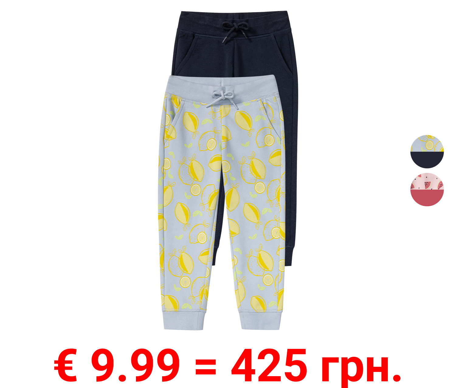 lupilu® Kleinkinder Mädchen Sweathose mit Bindeband