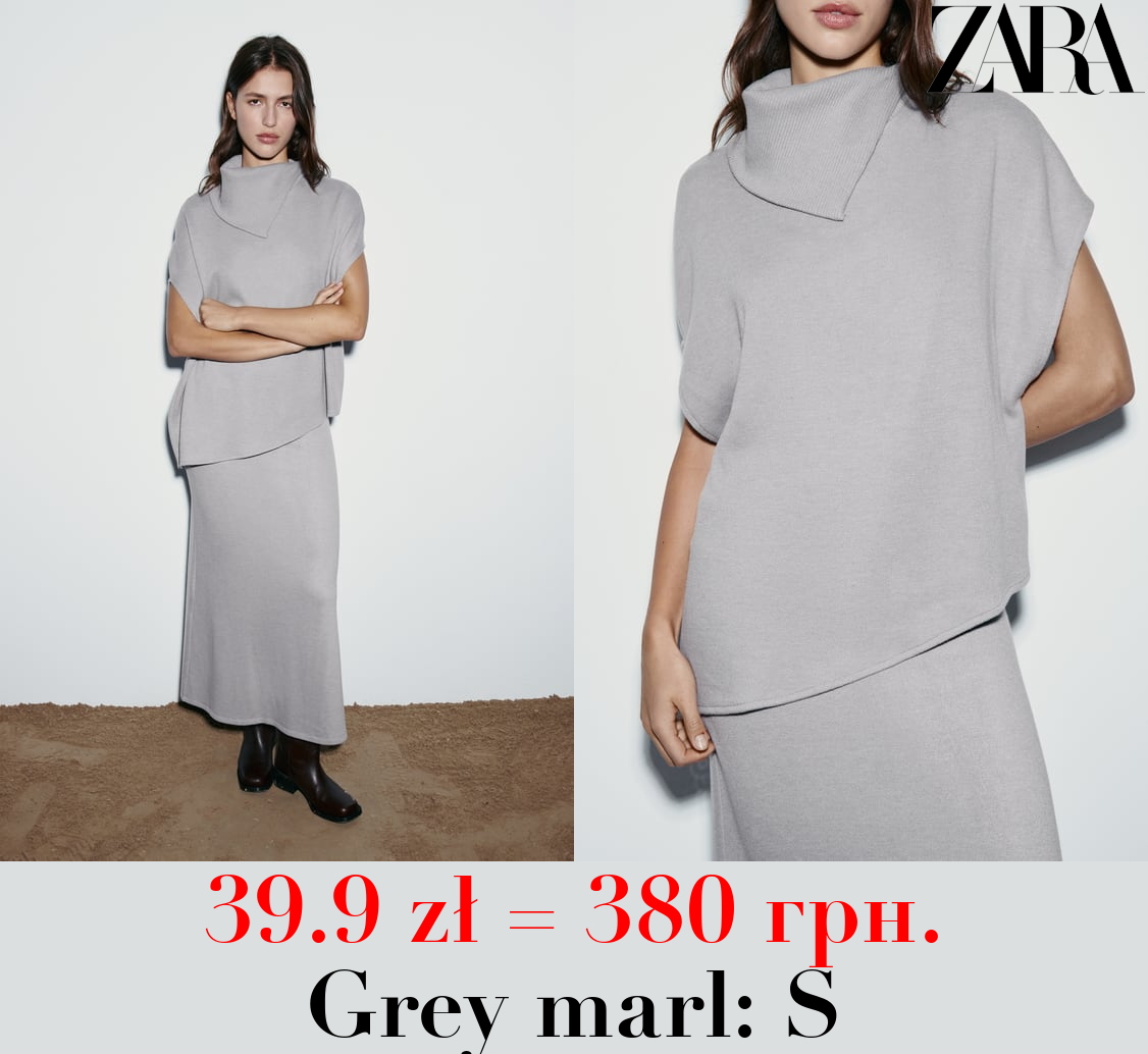 ASYMMETRIC SOFT SWEATER