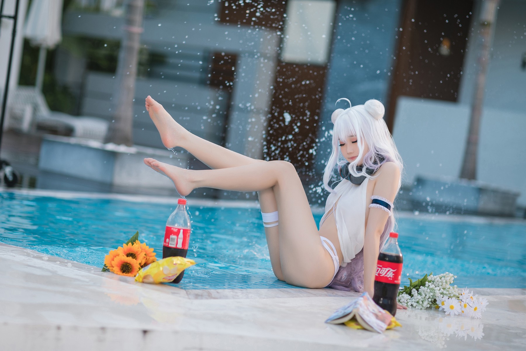 Cosplay 焖焖碳 恶毒泳衣 Vicious Swimsuit 7