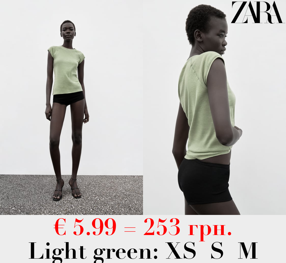 FADED COTTON T-SHIRT