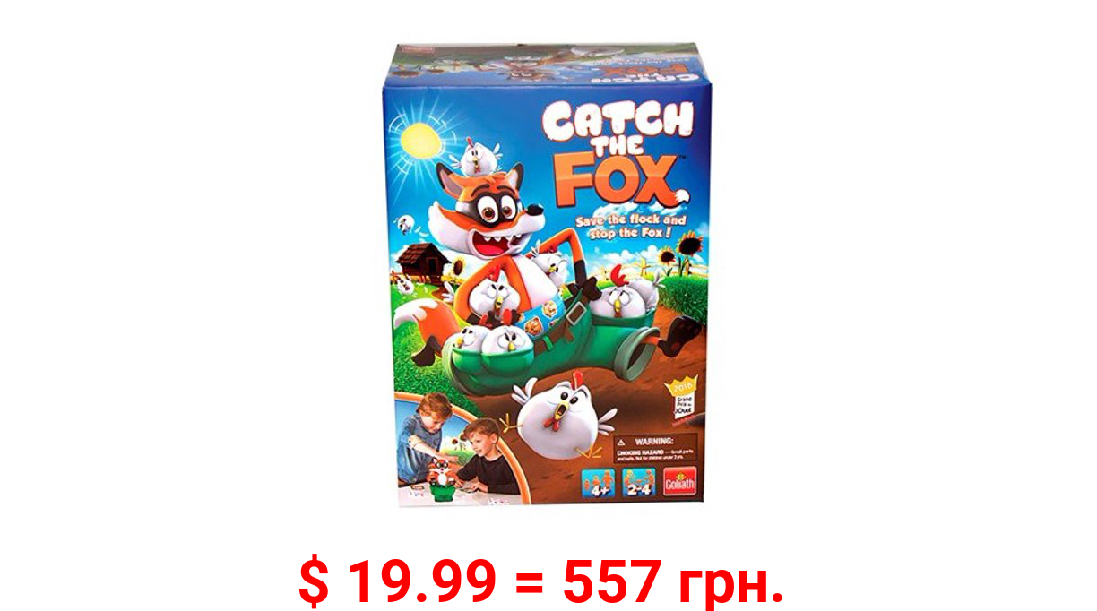 Goliath Catch The Fox Game - Collect the Most Chickens When the Fox Loses His Pants Game
