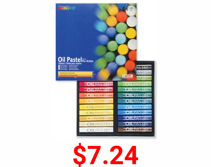 Mungyo Gallery Oil Pastels Cardboard Box Set of 24 Standard - Assorted Colors