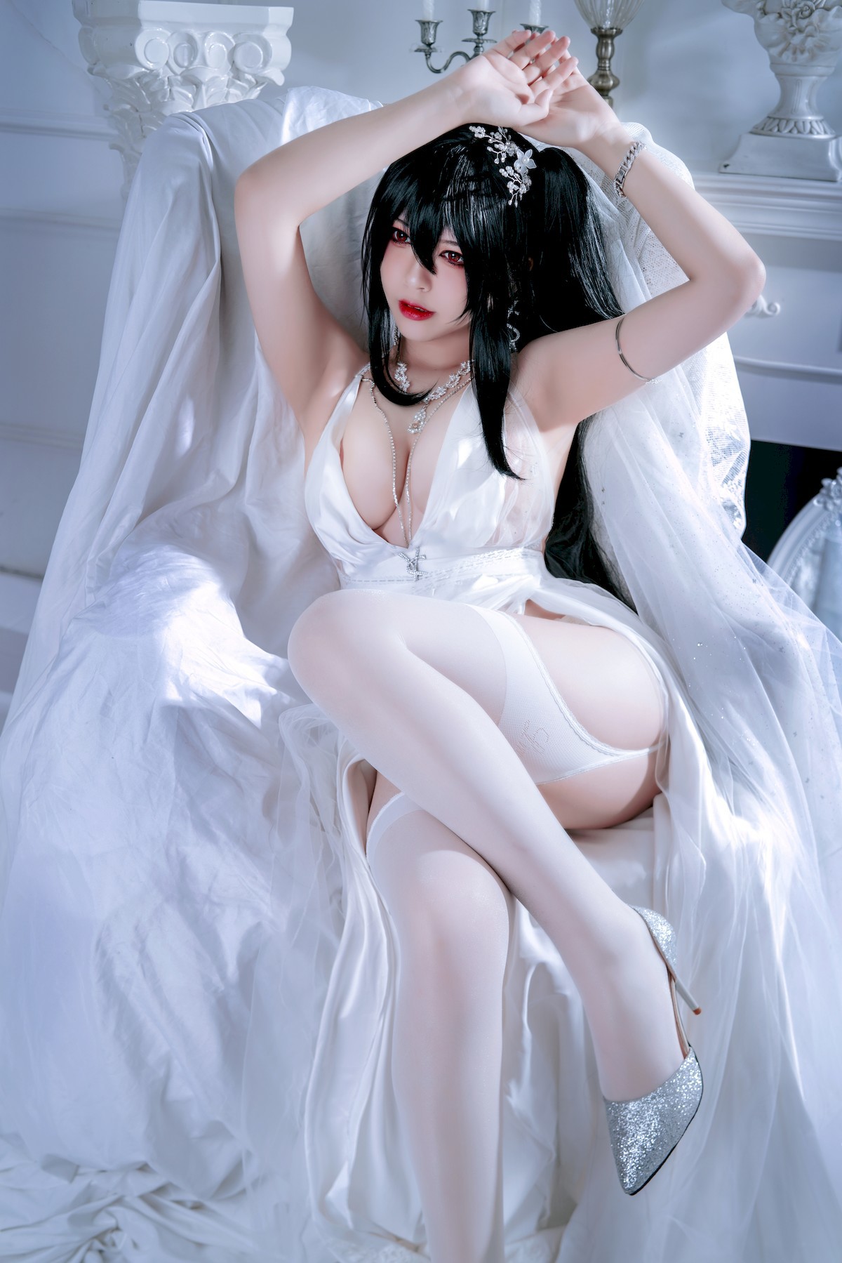 Cosplay 半半子 大凤礼服 Taihou 12