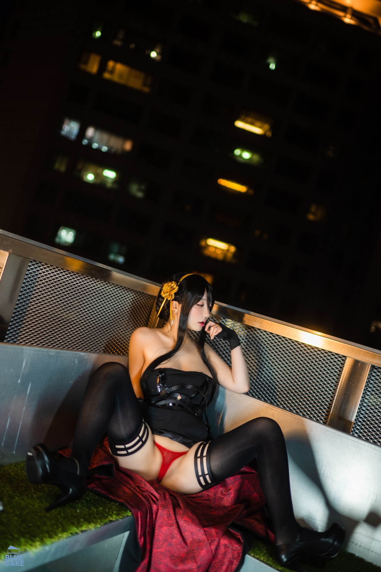 Son Yeeun 손예은, [BLUECAKE] Black Rose RED+ Set.01 46