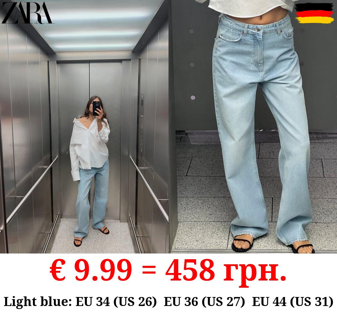 Z1975 STRAIGHT-FIT HIGH-WAIST FULL LENGTH JEANS