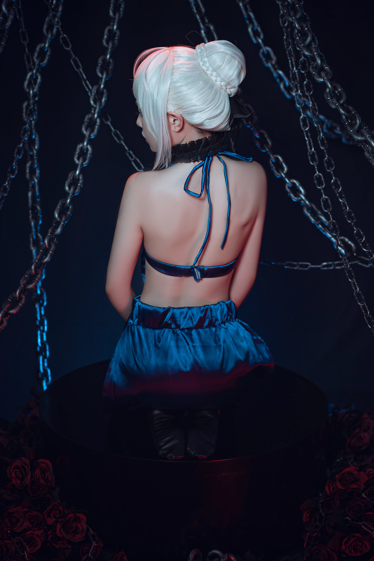 爆机少女喵小吉 Cosplay 黑呆 Saber Alter 40