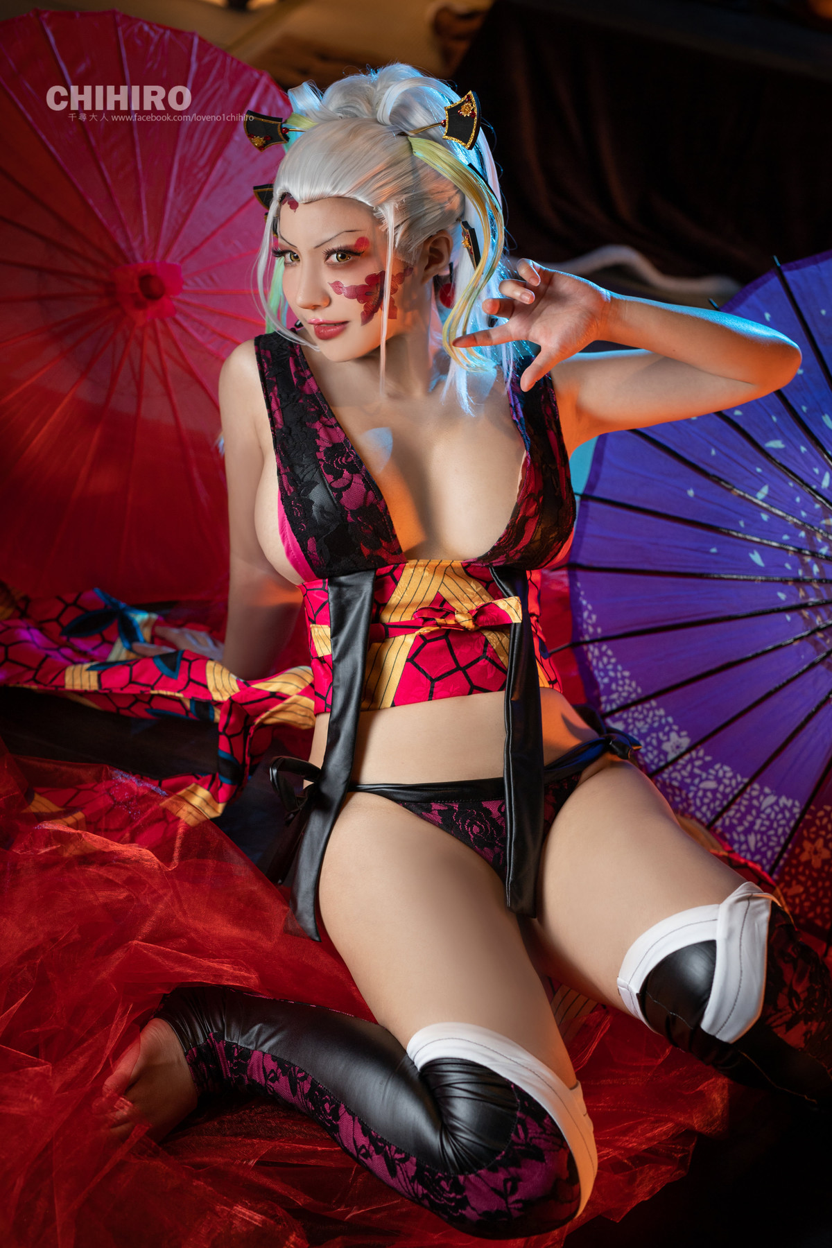 千尋_Chihiro Chang Cosplay 堕姫 Daki - Demon Slayer 16