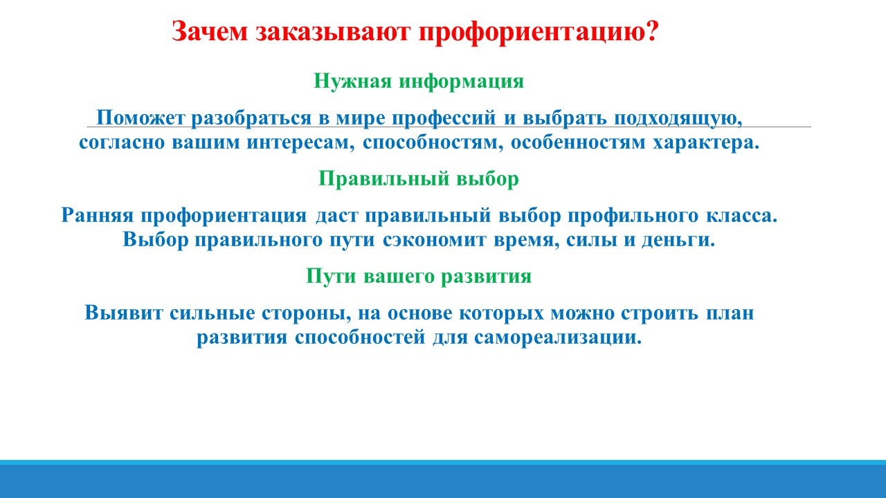 Для чего школьникам нужно проходить онлайн тестирование по профориентации –  Telegraph