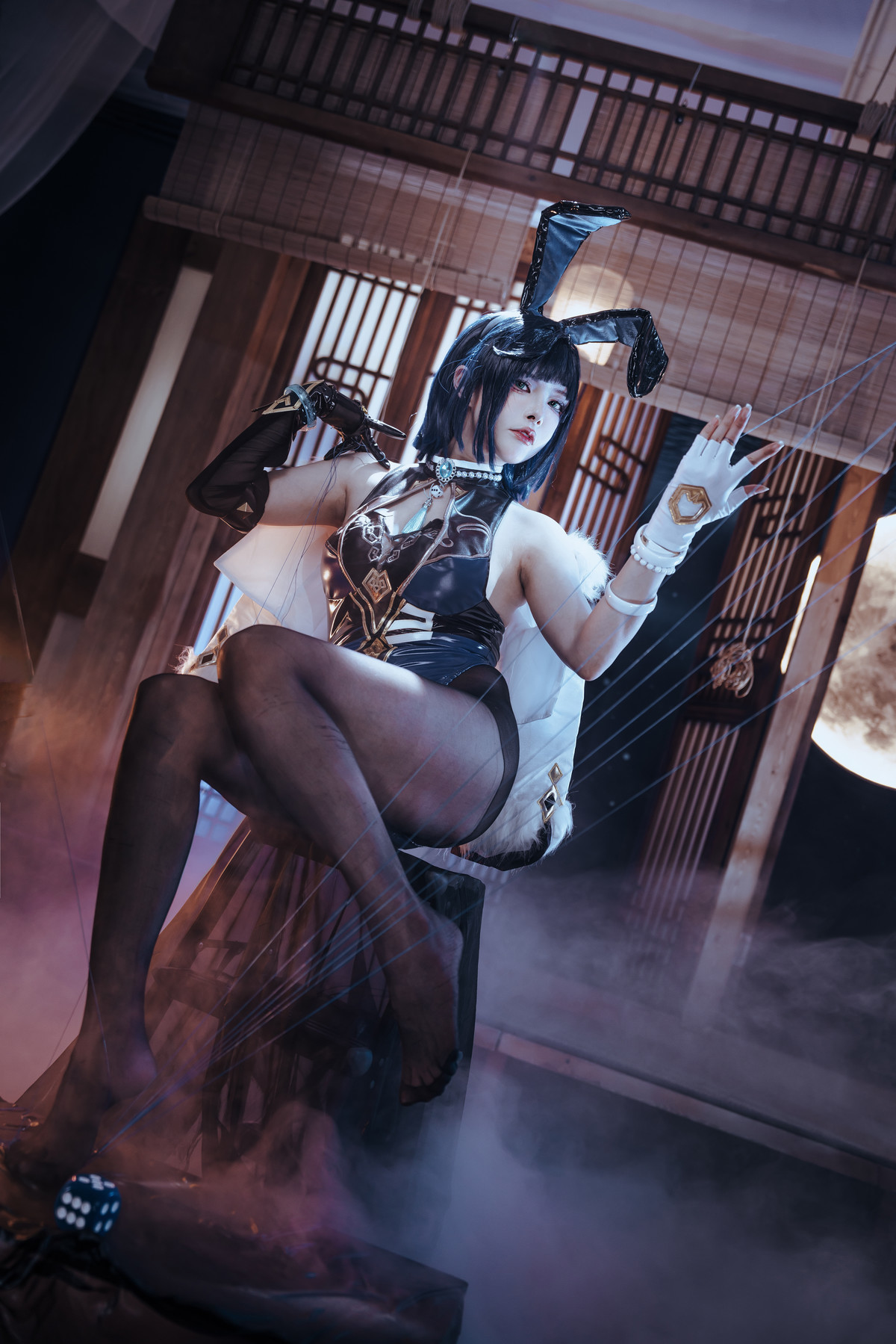 Cosplay 夏小秋秋秋 夜兰 兔女郎 Set.01 16