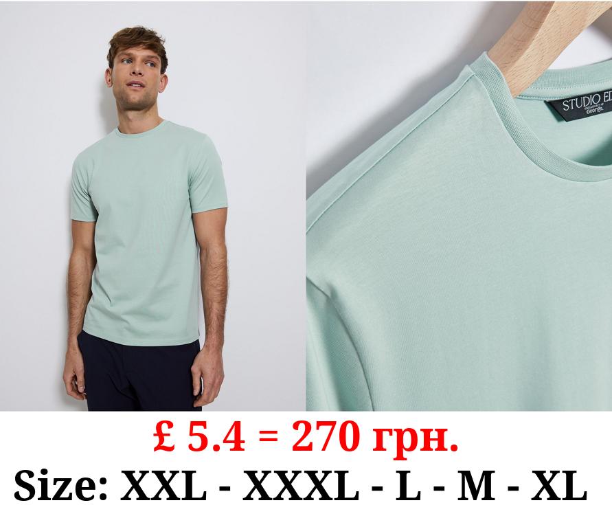 Studio Edit Aqua Supima Cotton T-Shirt