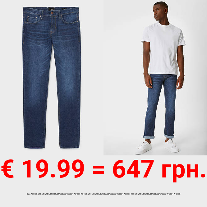 Slim Jeans - mit Hanffasern