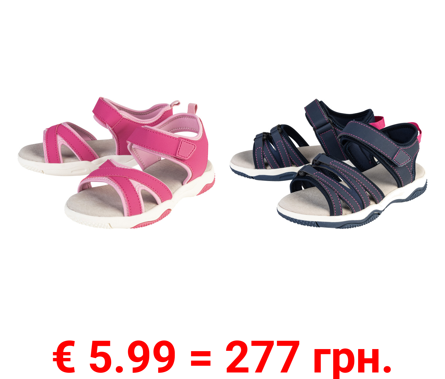 pepperts!® Kinder Sandalen mit Lederdecksohle