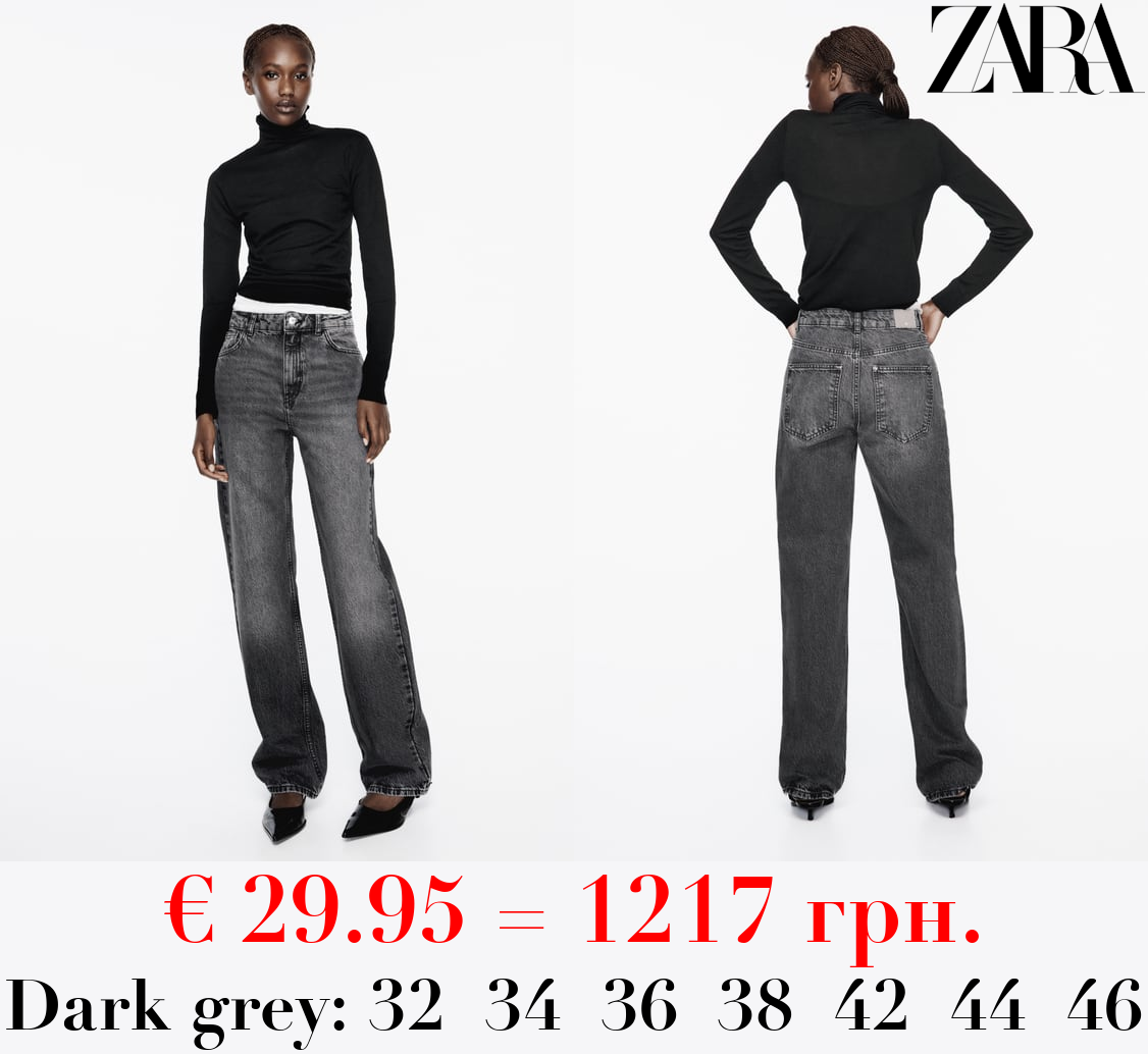 Z1975 STRAIGHT-FIT HIGH-WAIST LONG LENGTH JEANS