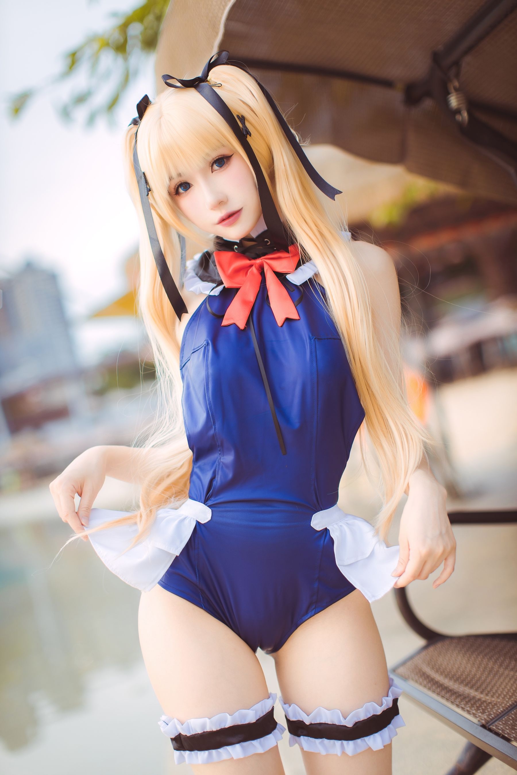 [福利COS]_Coser衣衣_-_玛丽萝丝泳装-写真图集共30P 5