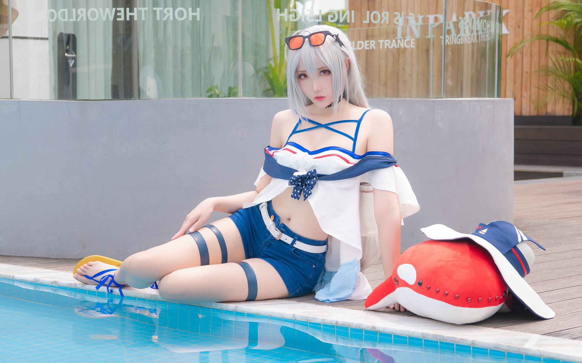Cosplay 瓜希酱 斯卡蒂 11