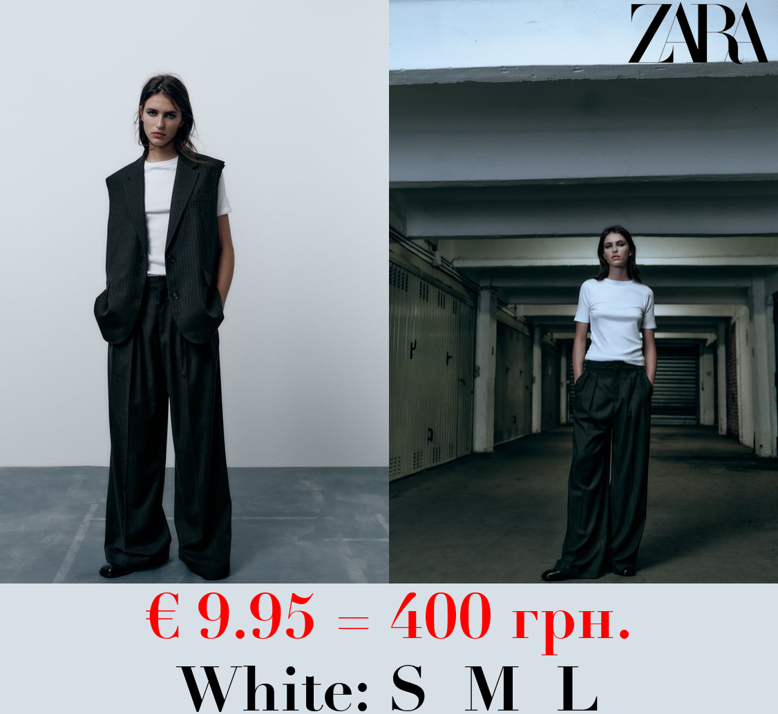 LIGHTWEIGHT RIBBED T-SHIRT