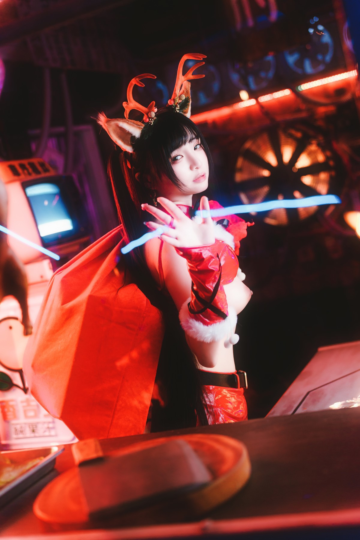 Cosplay 落落Raku Dear Deer ☆ 62