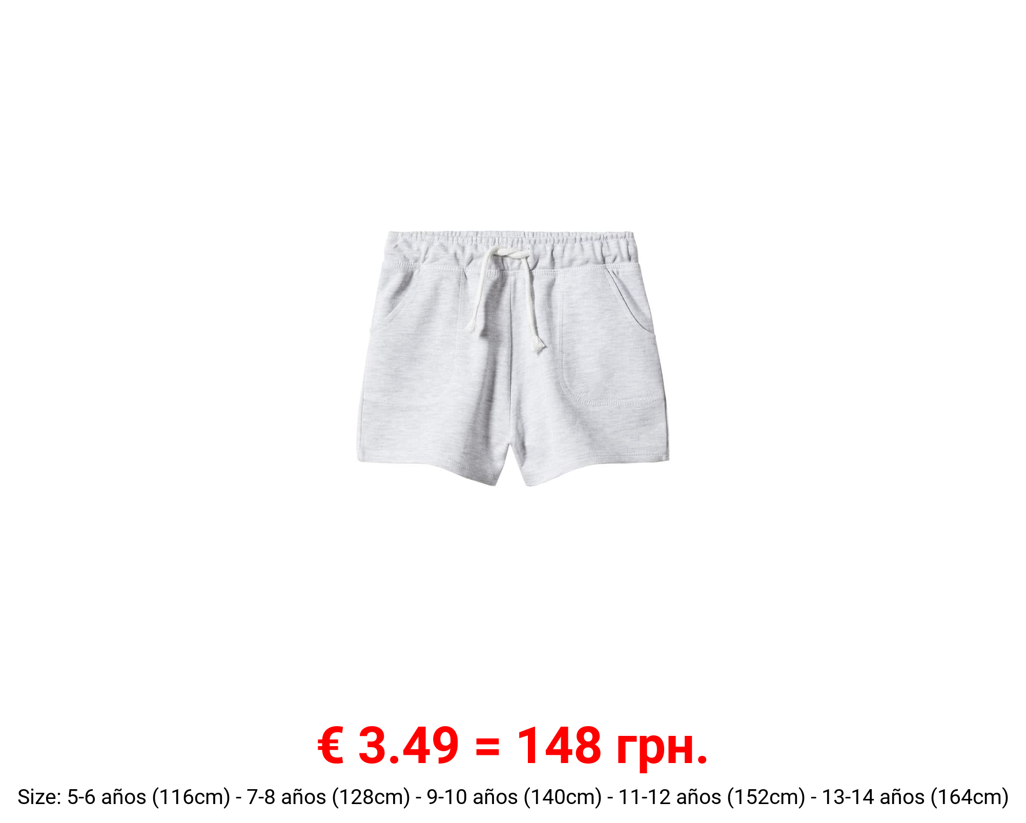 Short jogger algodón