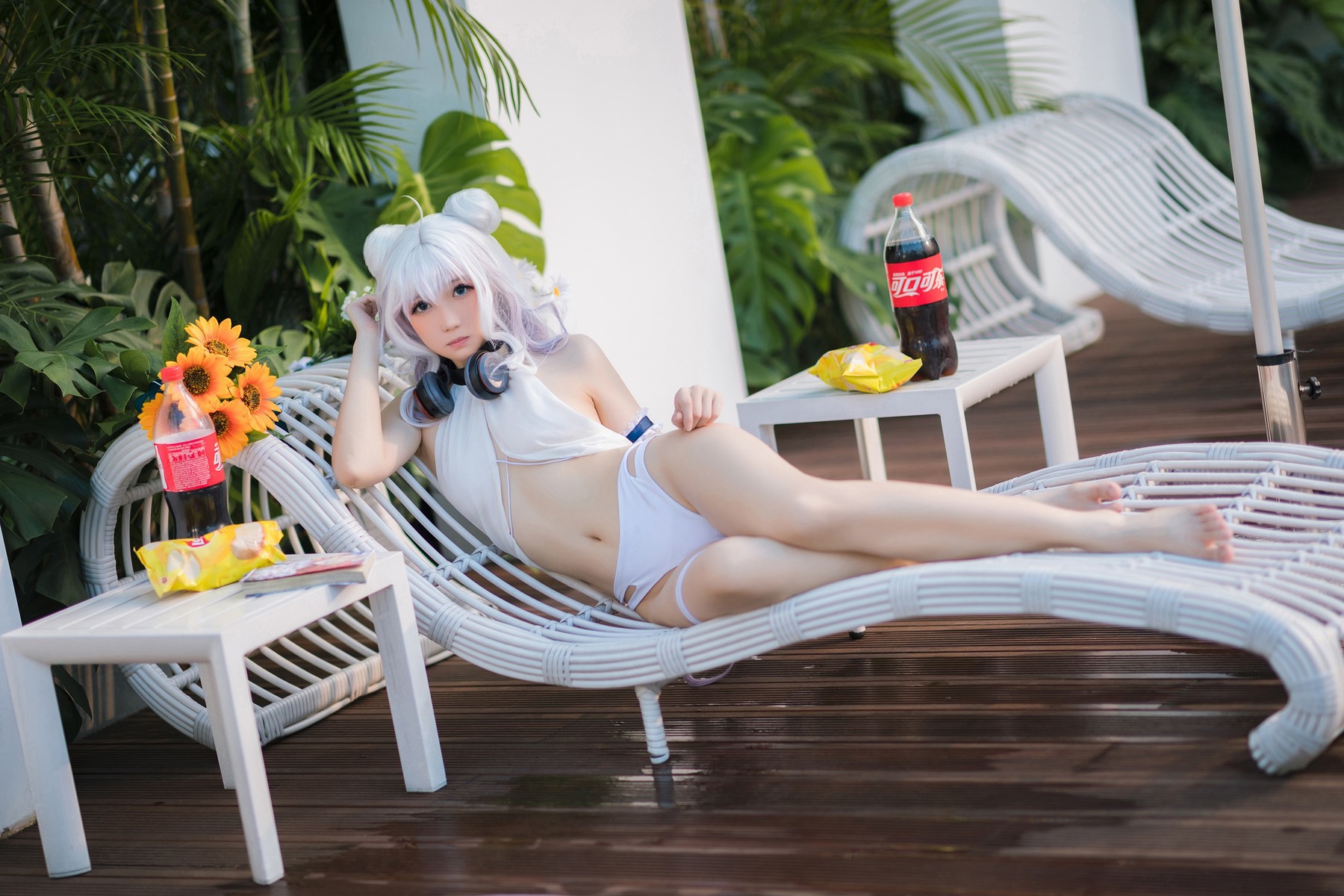 Cosplay 焖焖碳 恶毒泳衣 Vicious Swimsuit 26