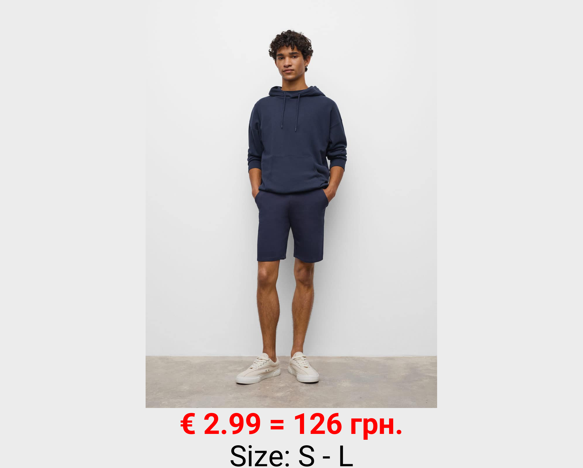 Bermudas algodón cintura elástica