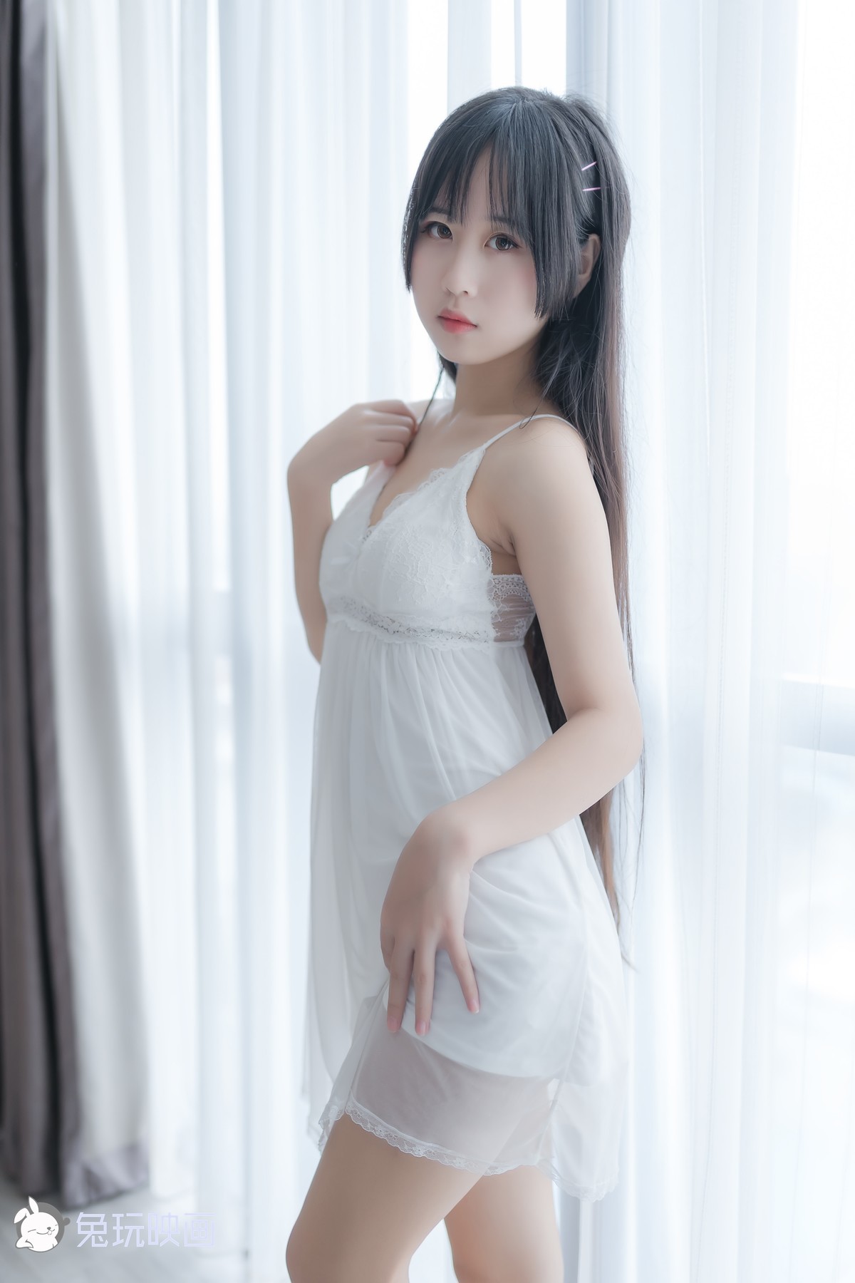 Cosplay 兔玩映画 白纱裙 25