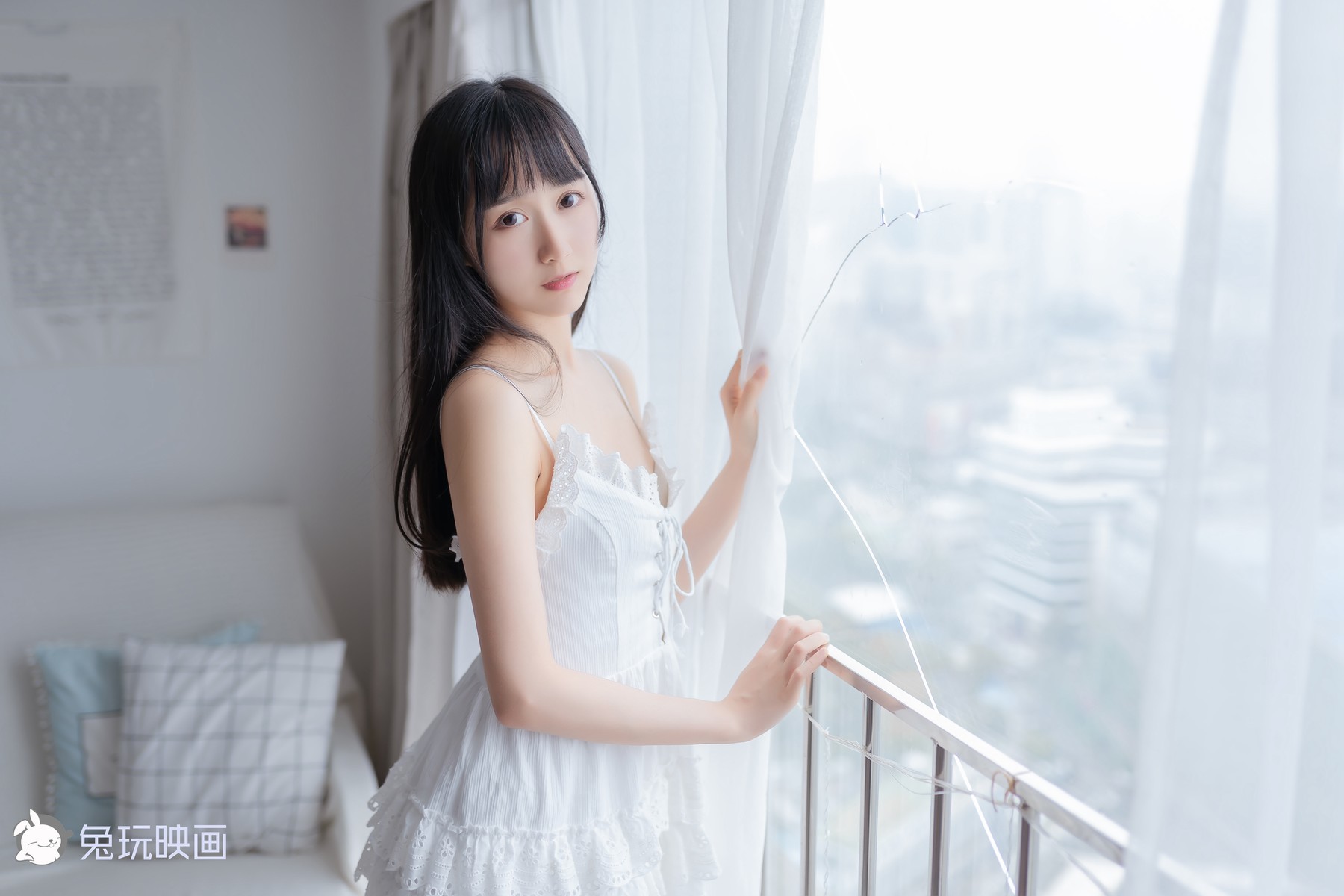 Cosplay 兔玩映画 白衣少女 20