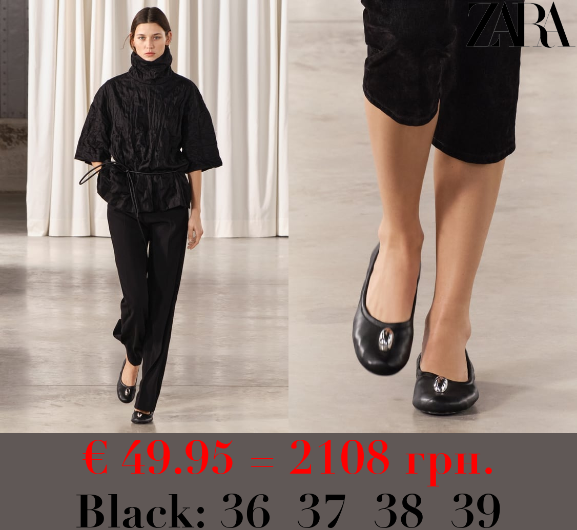 SOFT LEATHER BALLET FLATS