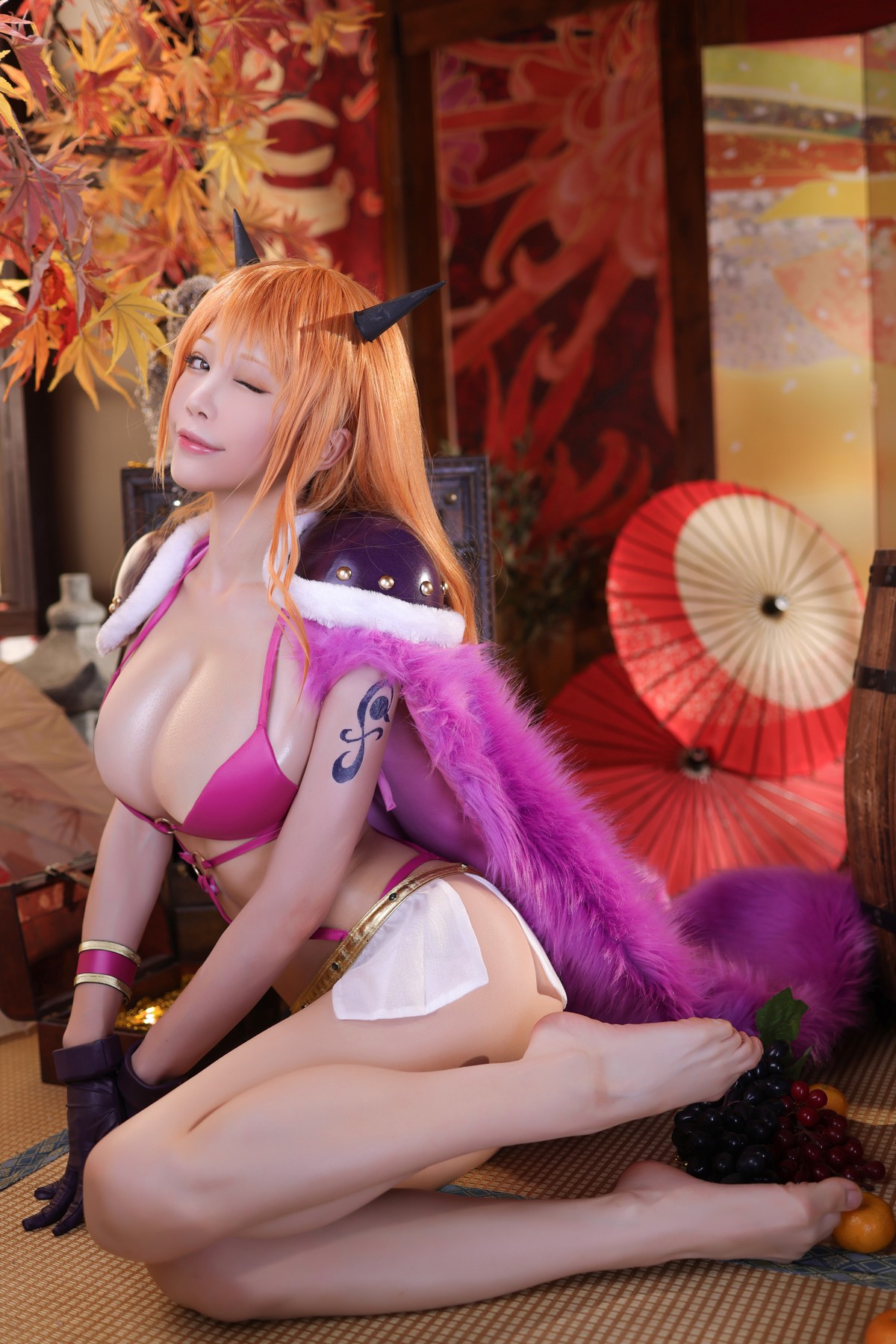 水淼aqua Cosplay 海贼王 娜美 32