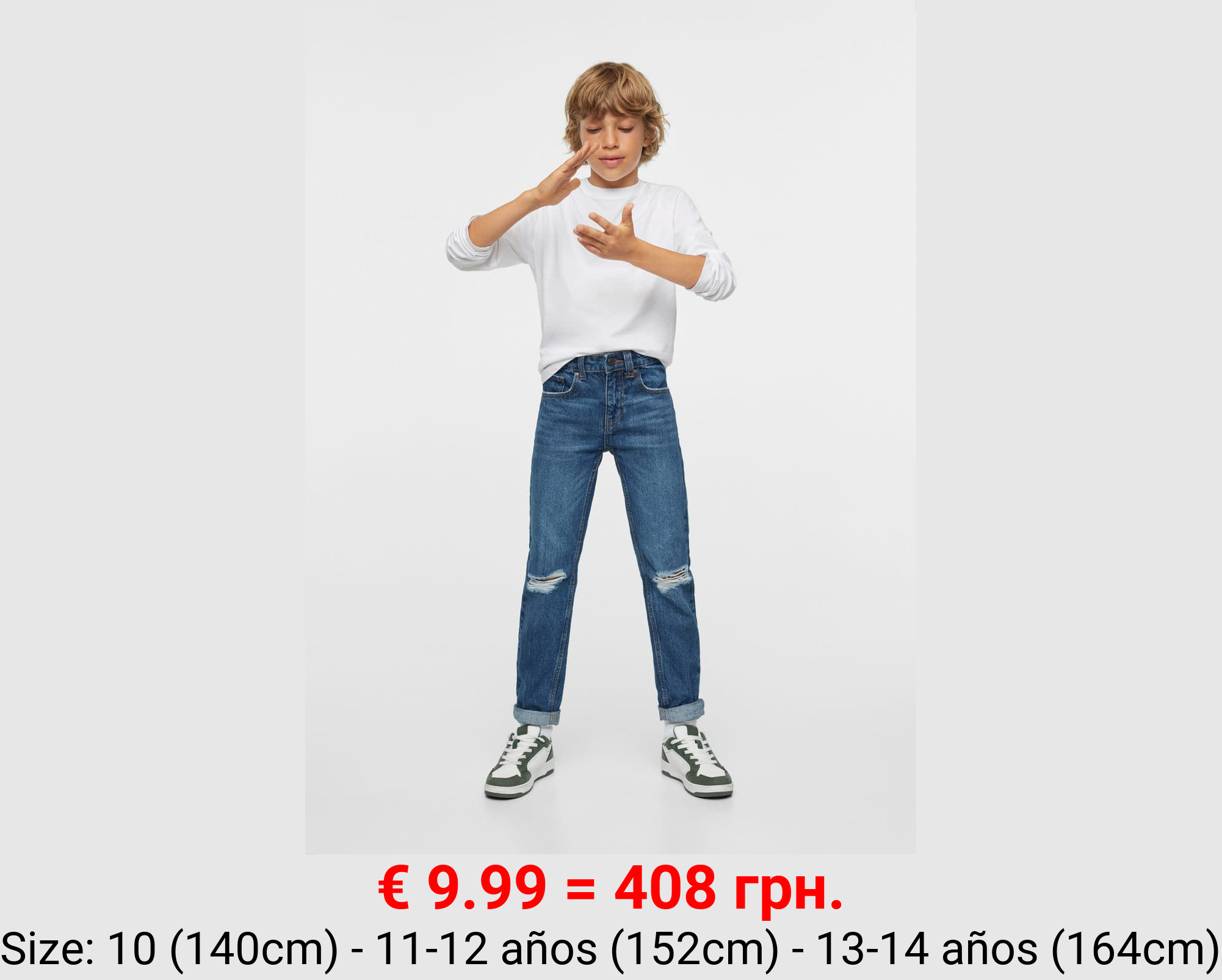 Jeans dad rotos decorativos