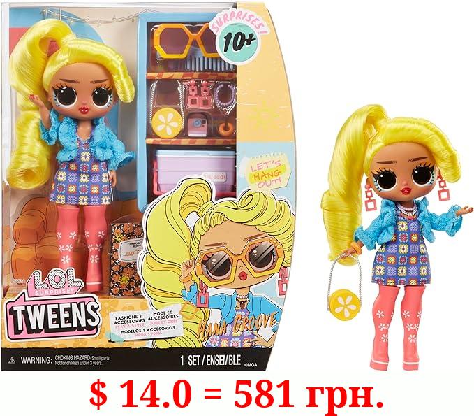 LOL Surprise Tweens Fashion Doll Hana Groove with 10+ Surprises and Fabulous Accessories – Great Gift for Kids Ages 4+