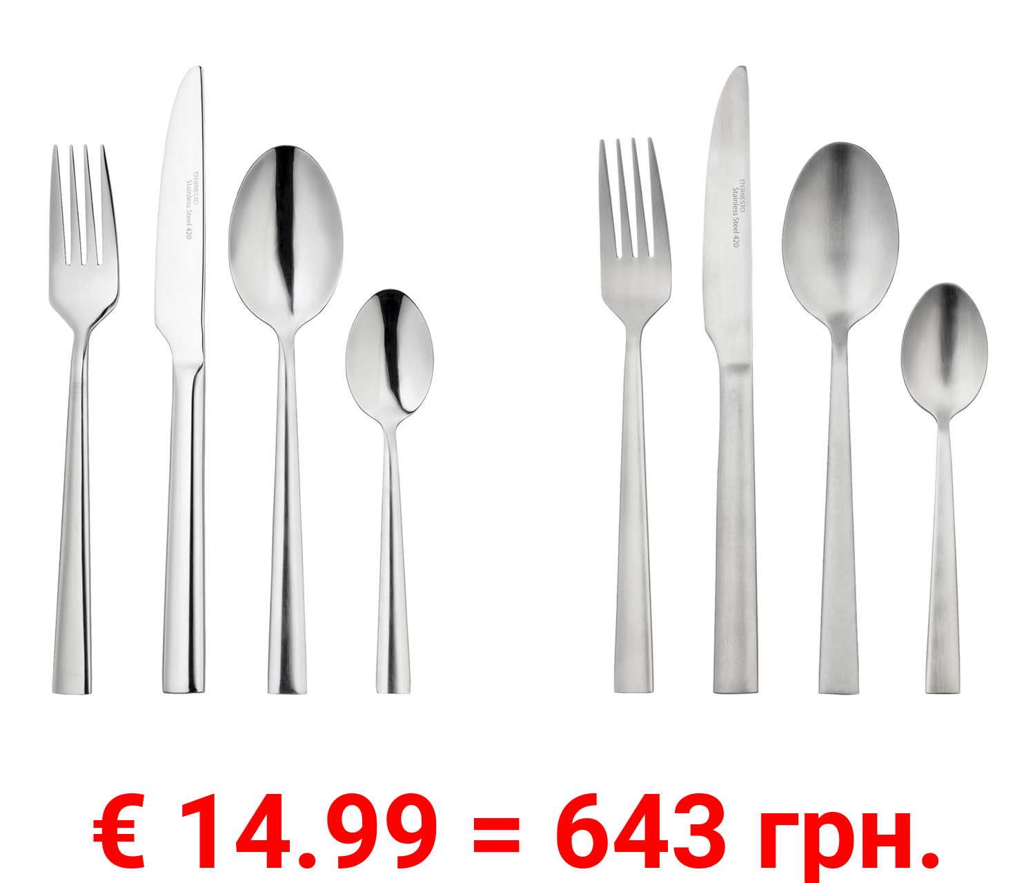ERNESTO® Tafelbesteck, 24-teilig