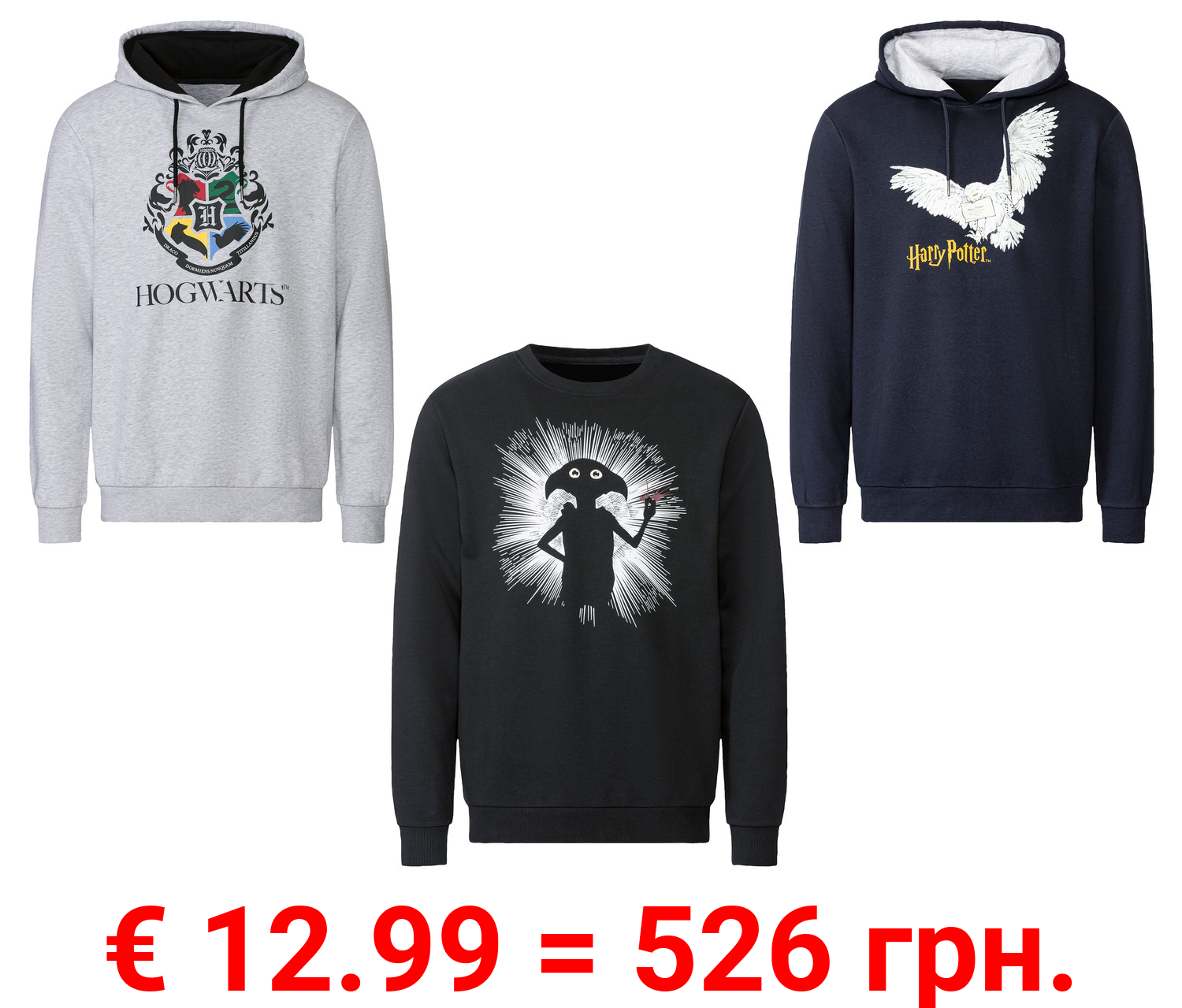 Herren Sweatpullover mit Harry Potter Motiv