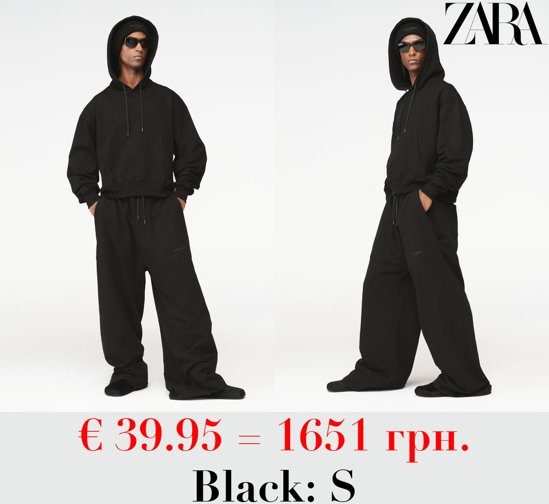 STEVEN MEISEL WIDE-LEG JOGGERS