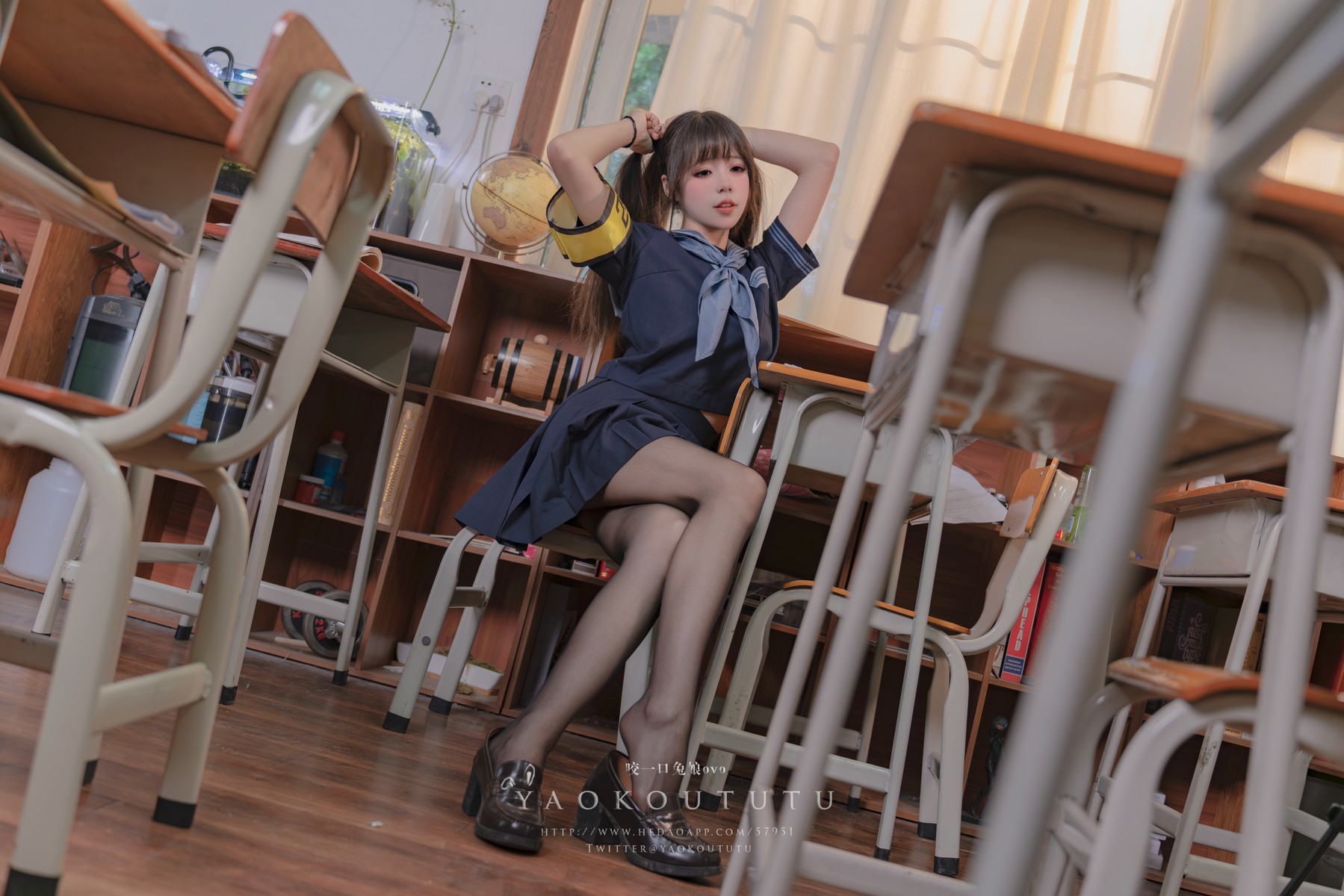 Cosplay 黏黏团子兔 六月订阅『学生会长竞选中』脸红的思春期 4