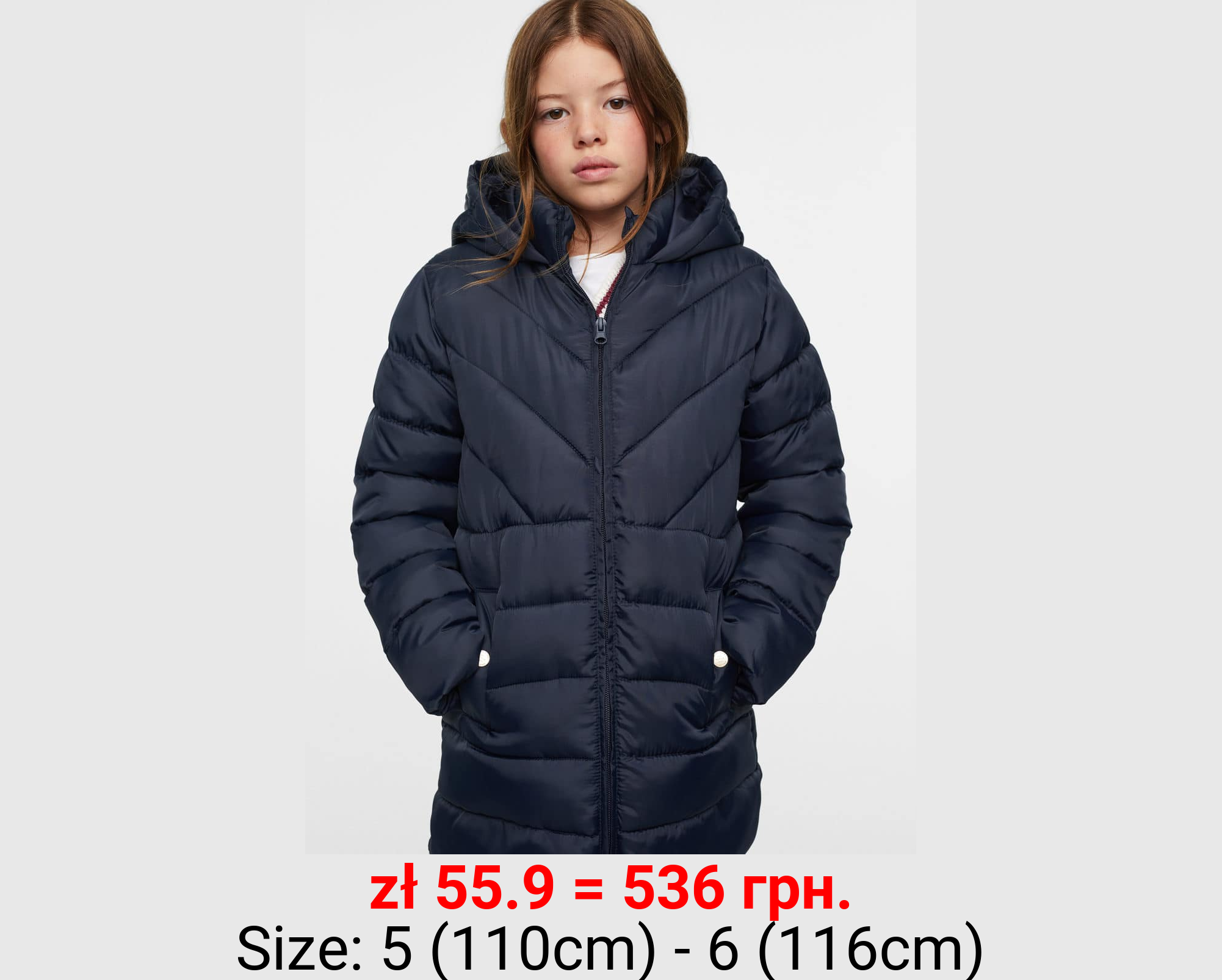 Anorak largo acolchado