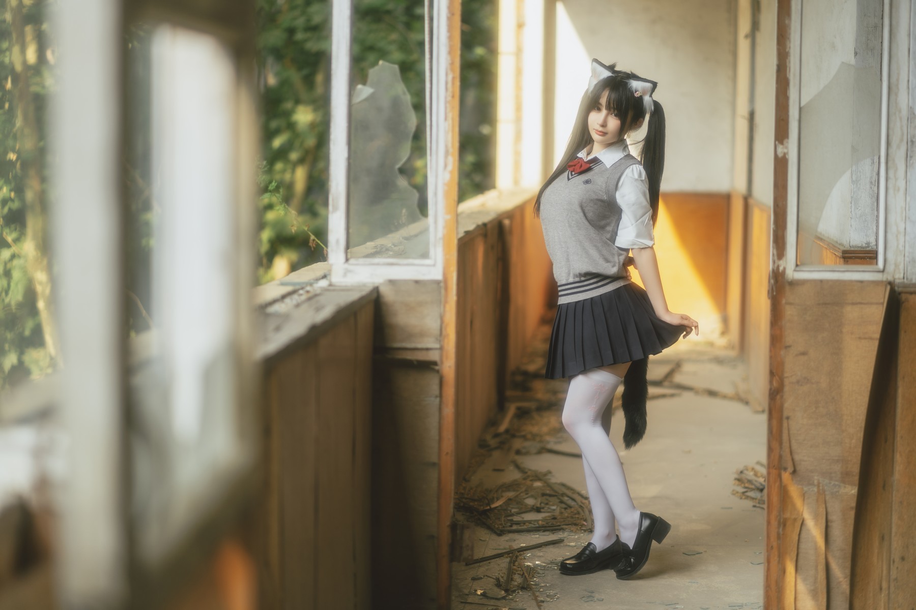 桜井宁宁 Cosplay 废墟jk 5